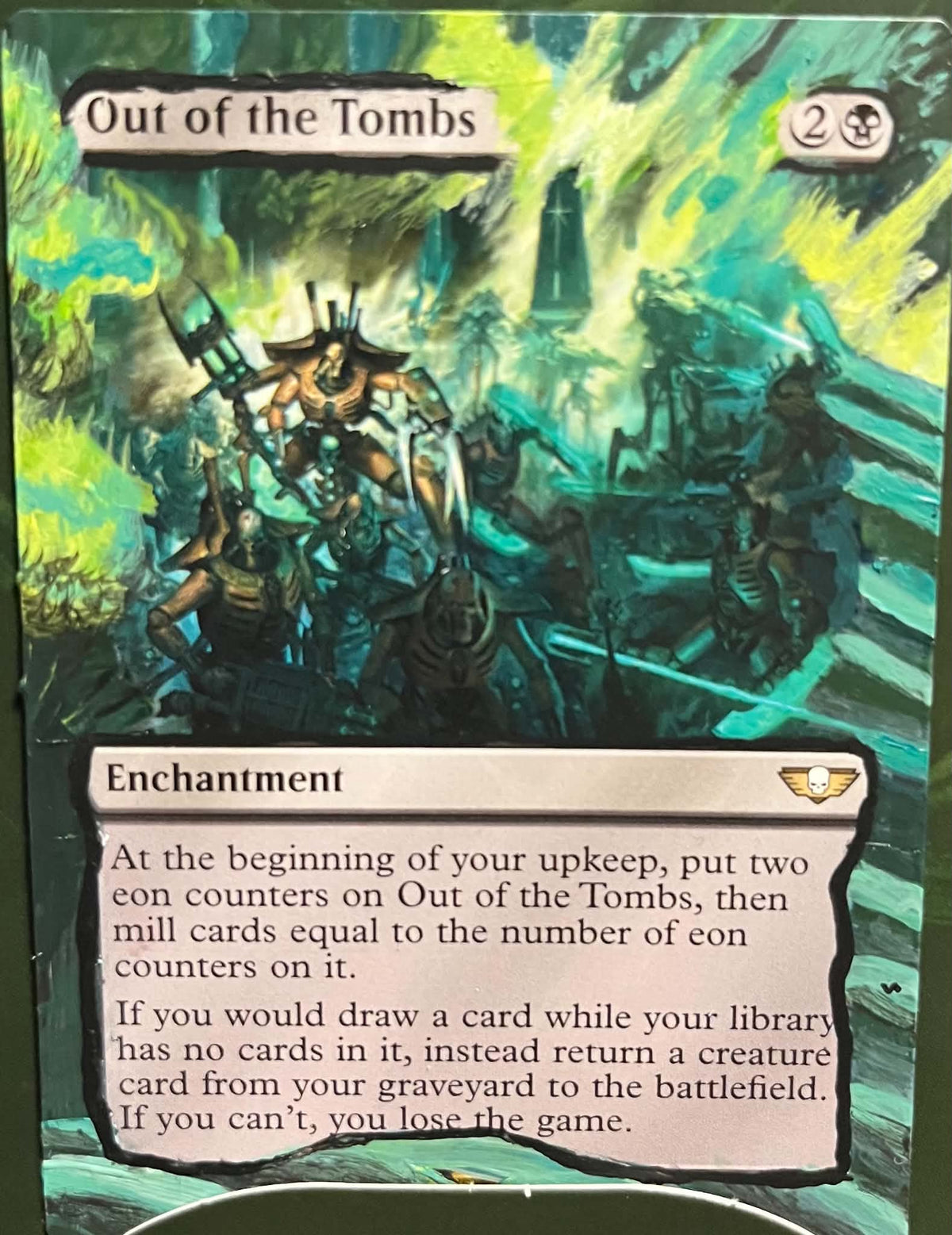 OUT OF THE TOMB - EXTENDED BORDERLESS ART