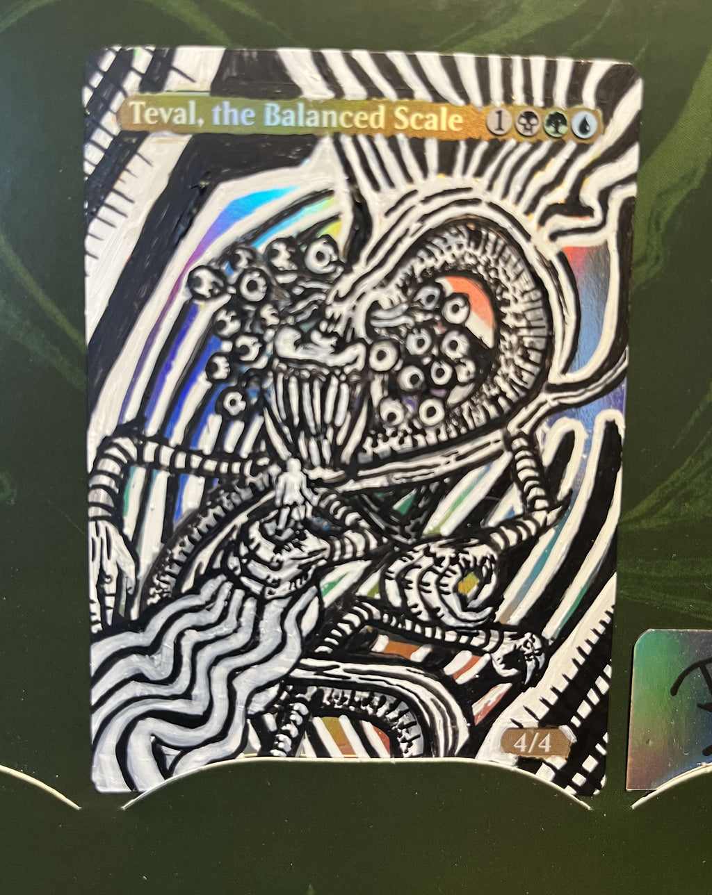 TEVAL, THE BALANCED SCALE - ALTERNATE ART FOIL