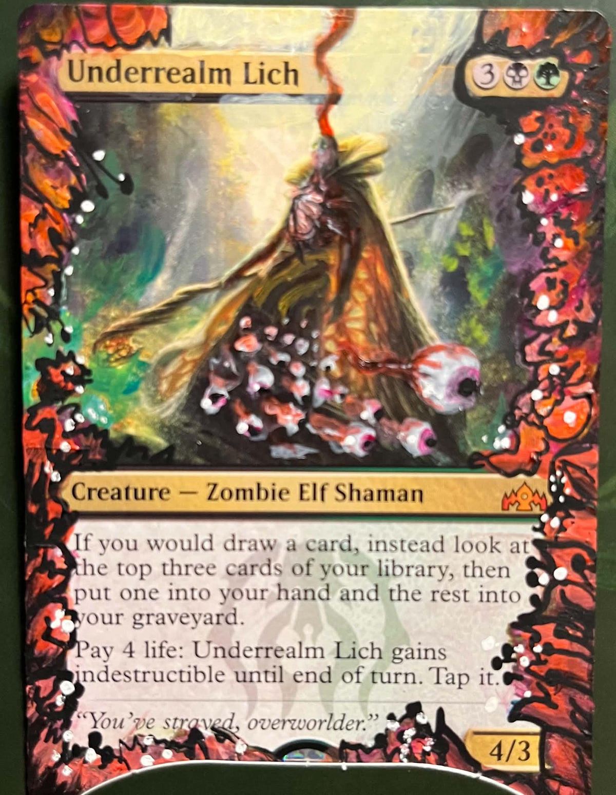 UNDERREALM LICH - EXTENDED BORDERLESS ART